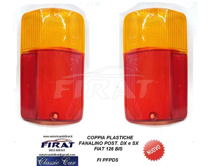 PLASTICA FANALINO FIAT 126 - 126 FSM POST.DX E SX